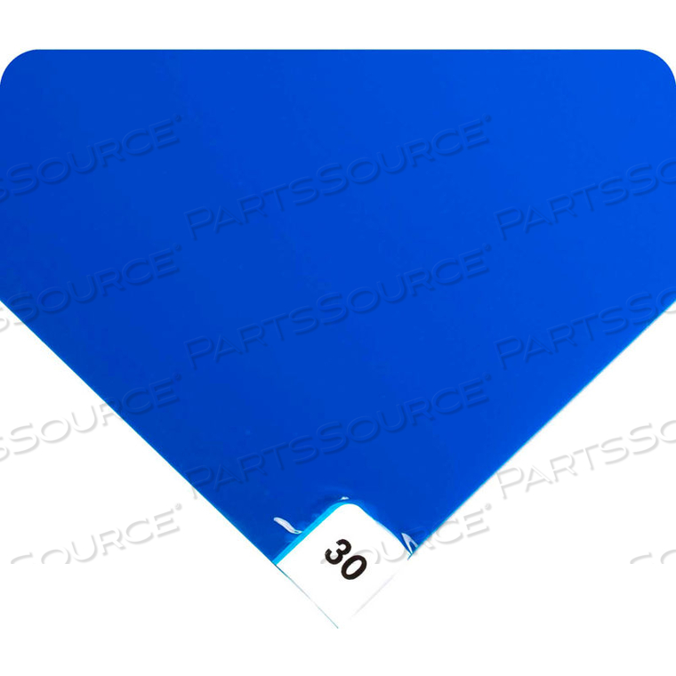 WEARWELL CLEAN ROOM MAT 3' X 5' BLUE by Tennesee Mat Co