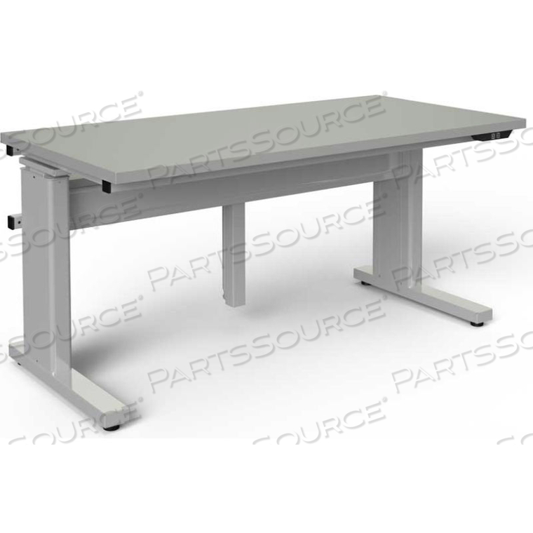 60" W X 30" D ELECTRIC HEIGHT ADJUSTABLE WORKSTATION 