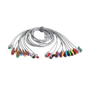 10-LEAD ECG LEADWIRE SET, BASE 10 GRABBER , AHA by GE Healthcare