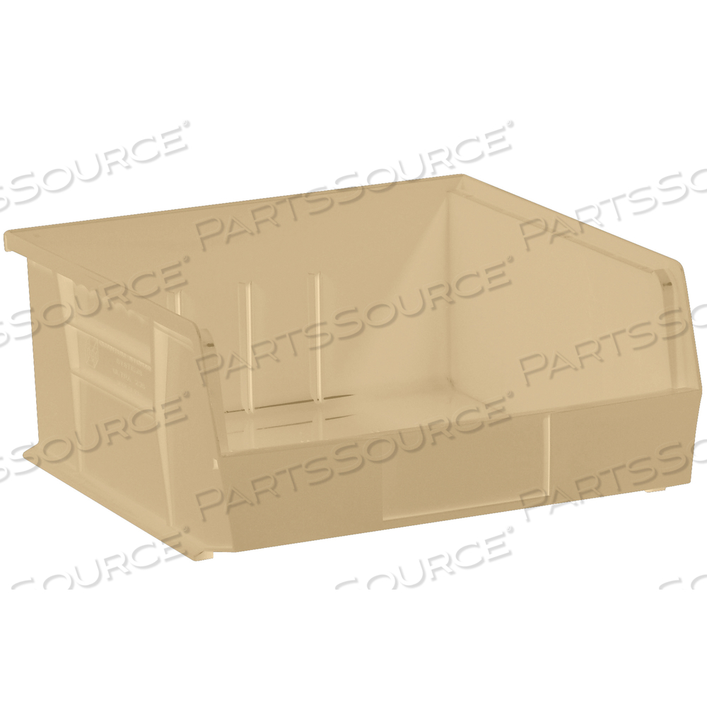 PLASTIC STACK & HANG BIN BOXES, 10 7/8" X 11" X 5", IVORY, 6/CASE by BOX Partners (Box Acquisitions, LLC)