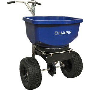 PROFESSIONAL & RESIDENTIAL SALT AND ICE MELT BROADCAST SPREADER, 100 LB by Chapin International