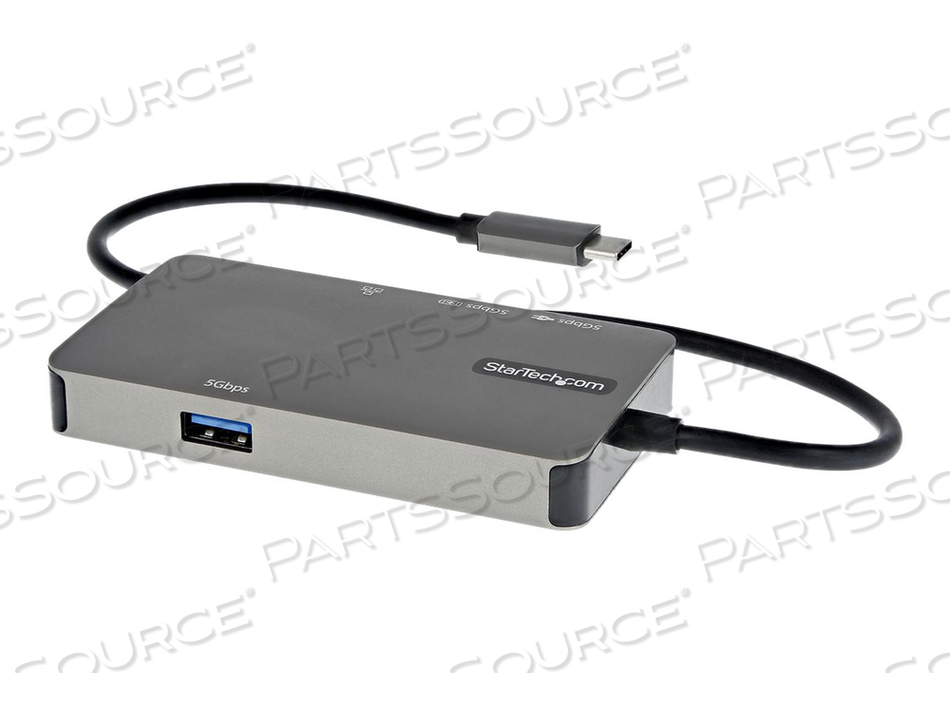 USB-C MULTIPORT ADAPTER, USB-C TO 4K 30HZ HDMI OR 1080P VGA, USB TYPE-C MINI DOCK WITH 100W POWER DELIVERY PASSTHROUGH, 3-PORT USB 3.0 HUB 5 by StarTech.com Ltd. USB-C MULTIPORT ADAPTER, USB-C TO 4K 30HZ HDMI OR 1080P VGA, USB TYPE-C MINI DOCK WITH 100W POWER DELIVERY PASSTHROUGH, 3-PORT USB 3.0 HUB 5 by StarTech.com Ltd.