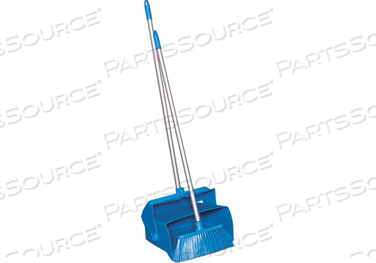 LOBBY DUSTPAN W/BROOM, BLUE by Remco