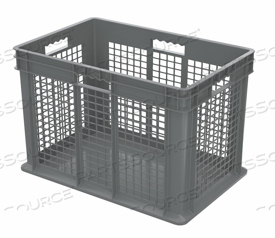 CONTAINER 23-3/4 IN L 15-3/4 IN W GRAY by Akro-Mils / Myers Industries, Inc CONTAINER 23-3/4 IN L 15-3/4 IN W GRAY by Akro-Mils / Myers Industries, Inc