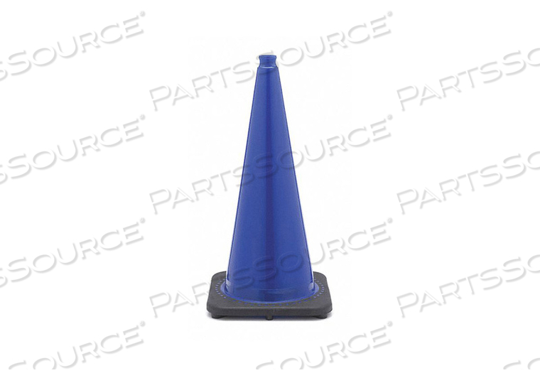 TRAFFIC CONE, NOT APPROVED FOR ROADWAY USE, NON-REFLECTIVE, GRIP TOP WITH BLACK BASE, 28 IN CONE HT by JBC Safety Plastic, Inc.