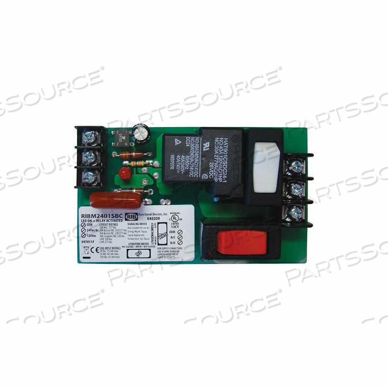 PANEL RELAY, 4" X 2.35", 20A, SPDT, 24VAC/DC/120VAC, OVERRIDE by RIB PANEL RELAY, 4" X 2.35", 20A, SPDT, 24VAC/DC/120VAC, OVERRIDE by RIB