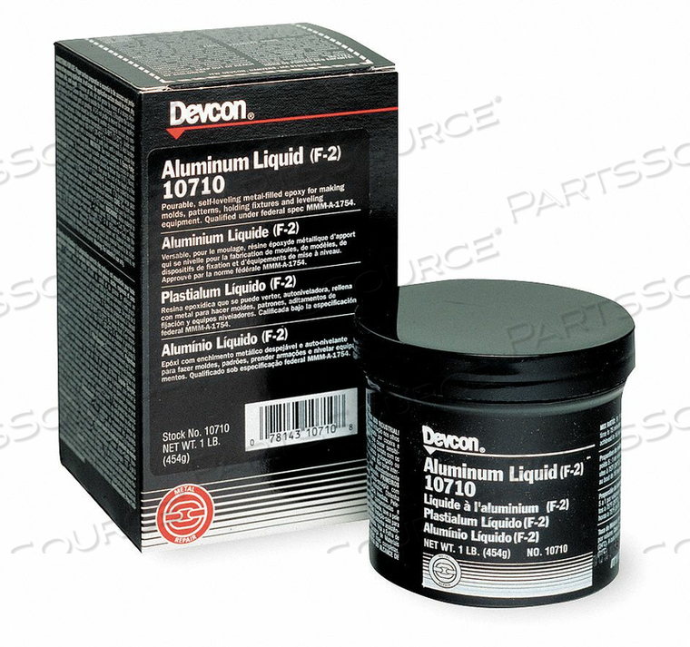 POURABLE EPOXY ALUMINUM 1LB. by Devcon POURABLE EPOXY ALUMINUM 1LB. by Devcon