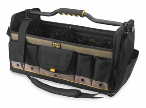 TOOL TOTE 27 POCKETS 20 X11 X11 BLACK by CLC (Custom Leathercraft)