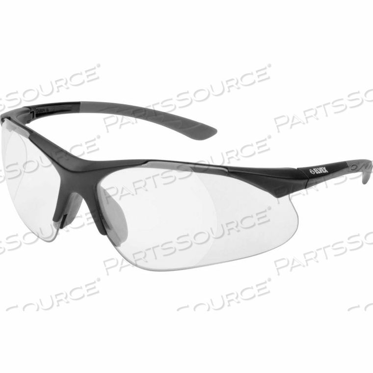 MAGNIFIER SAFETY GLASSES, 2.0 MAGNIFIER, CLEAR LENS by Elvex MAGNIFIER SAFETY GLASSES, 2.0 MAGNIFIER, CLEAR LENS by Elvex