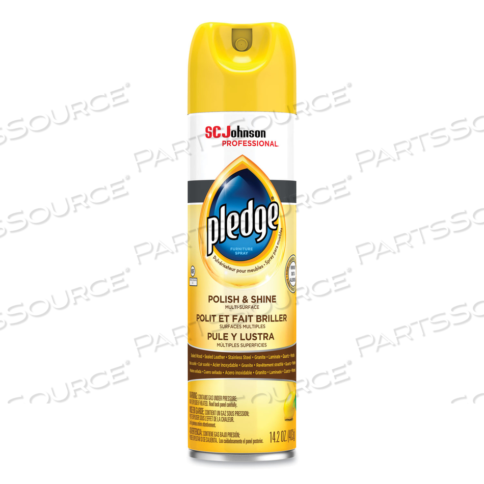 FURNITURE POLISH, LEMON, 14.2 OZ AEROSOL SPRAY by Pledge