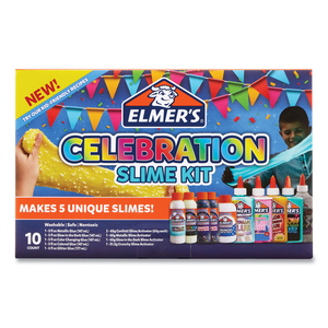 SLIME CELEBRATION KIT, 36.97 OZ, ASSORTED COLORS by Elmers SLIME CELEBRATION KIT, 36.97 OZ, ASSORTED COLORS by Elmers