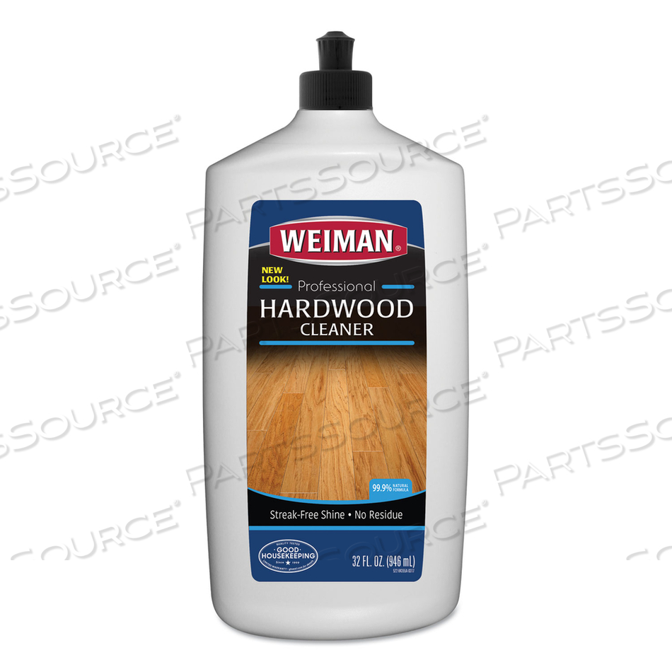 HARDWOOD FLOOR CLEANER, 32 OZ SQUEEZE BOTTLE by Weiman HARDWOOD FLOOR CLEANER, 32 OZ SQUEEZE BOTTLE by Weiman