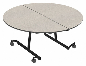 MOBILE SHAPED TABLE GRAY GLACE 8 SEATS by Palmer Hamilton