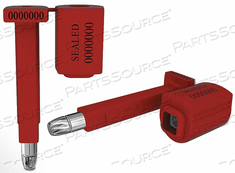 BOLT SEAL STEEL RED 3-1/2IN. L PK50 by Universeal BOLT SEAL STEEL RED 3-1/2IN. L PK50 by Universeal