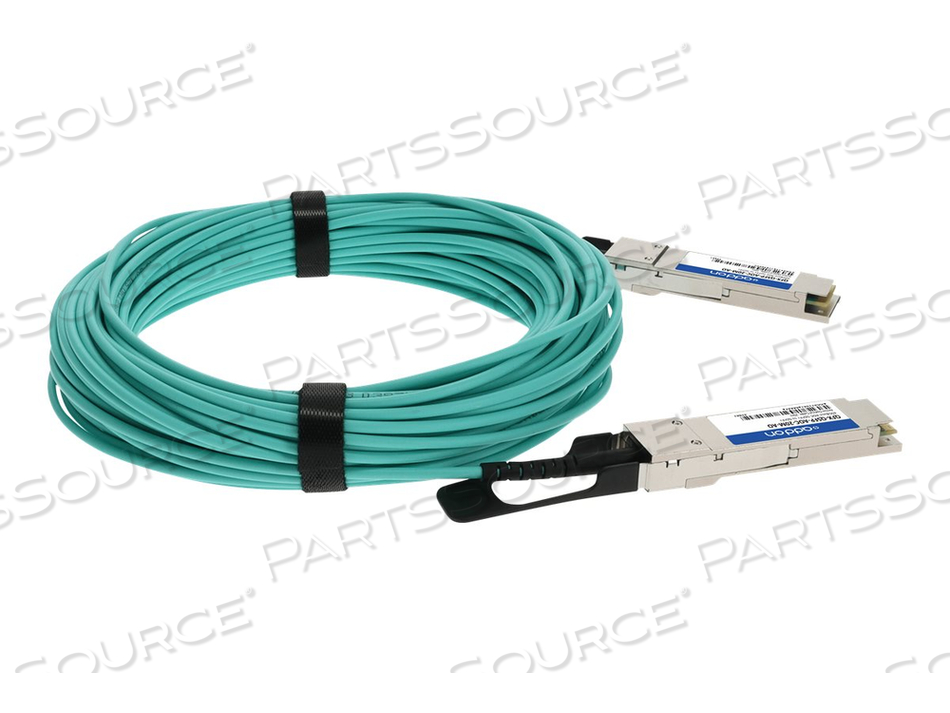 ADDON, 40GBASE-AOC DIRECT ATTACH CABLE, TAA COMPLIANT, QSFP+ TO QSFP+, 20 M, FIBER OPTIC, ACTIVE by ADDON ADDON, 40GBASE-AOC DIRECT ATTACH CABLE, TAA COMPLIANT, QSFP+ TO QSFP+, 20 M, FIBER OPTIC, ACTIVE by ADDON