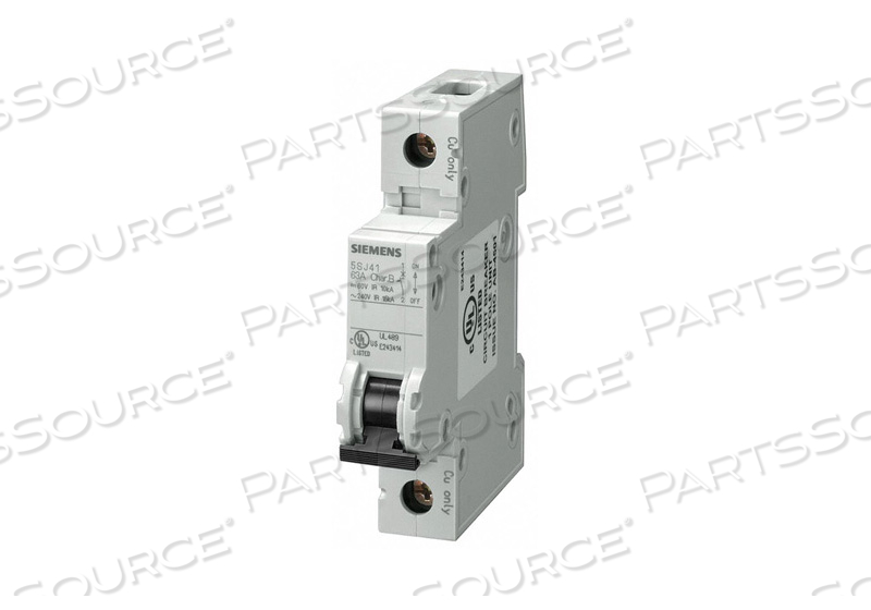 CIRCUIT BREAKER, THERMAL MAGNETIC, 240V AC 60V DC, 6A by Siemens