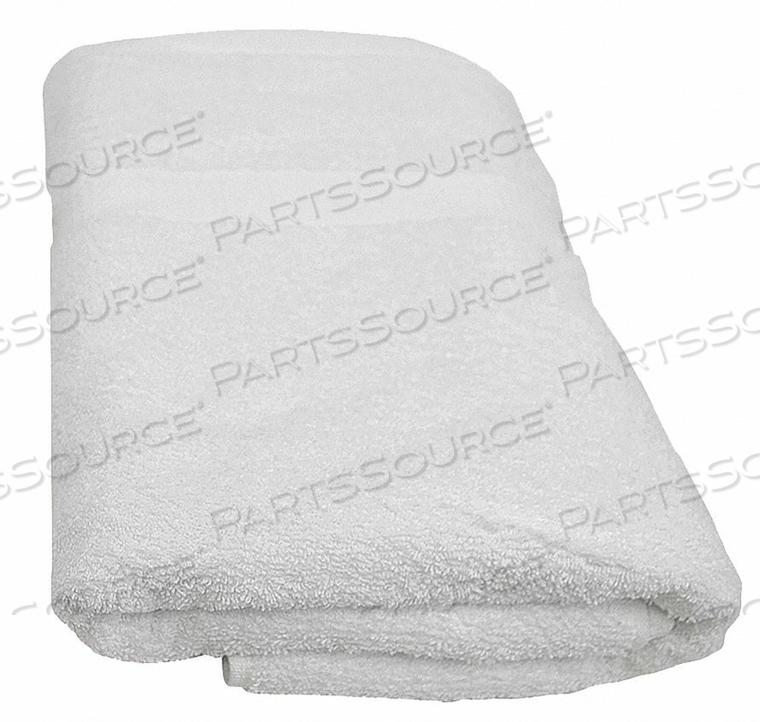 BATH TOWEL 20X44 IN. WHITE PK12 by R&R Textile Mills, Inc.