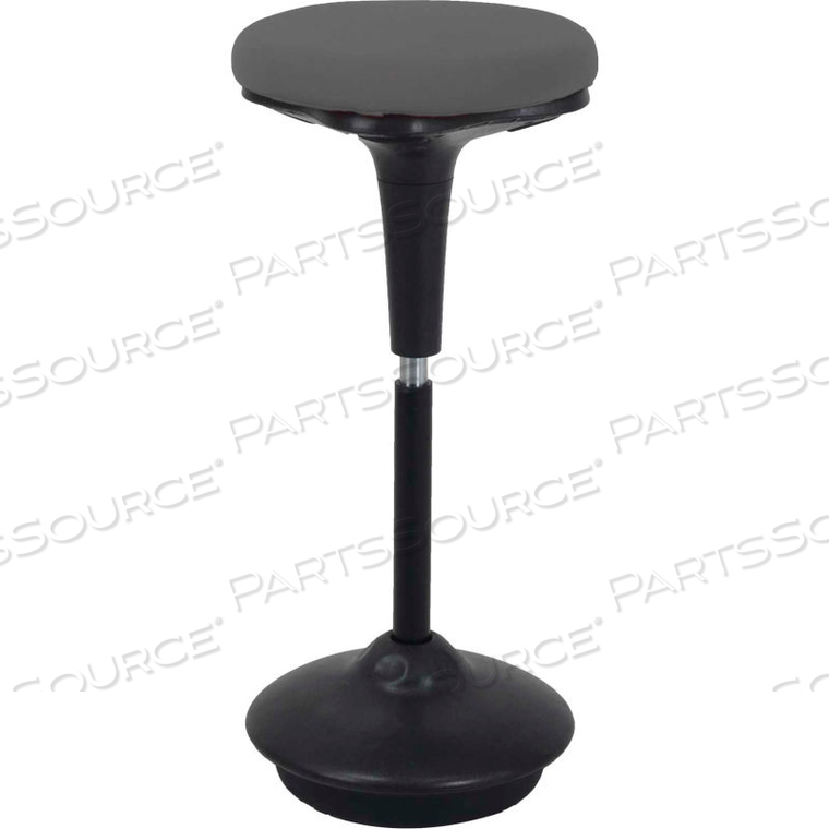 INTERION ACTIVE SEATING STOOL - FABRIC - 25"H - 33"H - GRAY by Global Seating Solutions LLC INTERION ACTIVE SEATING STOOL - FABRIC - 25"H - 33"H - GRAY by Global Seating Solutions LLC