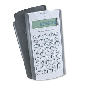 BAIIPLUS PRO FINANCIAL CALCULATOR, 10-DIGIT LCD by Texas Instruments