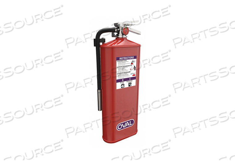 FIRE EXTINGUISHER BC CAPACITY 10 LB. by Oval Fire Products Corporation FIRE EXTINGUISHER BC CAPACITY 10 LB. by Oval Fire Products Corporation