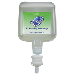 ANTIBACTERIAL FOAM HAND SOAP, E-2 FORMULA, UNSCENTED, 1,200 ML REFILL, 4/CARTON by Safeguard