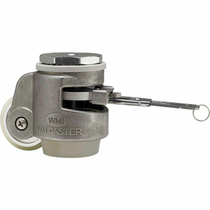 STAINLESS STEEL LEVELING CASTER 550 LB. CAPACITY - SWIVEL STEM MOUNT by WM Casters