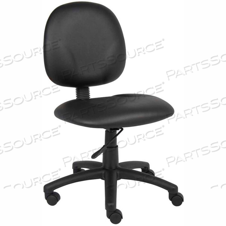 TASK CHAIR - VINYL - MID BACK - BLACK by Boss