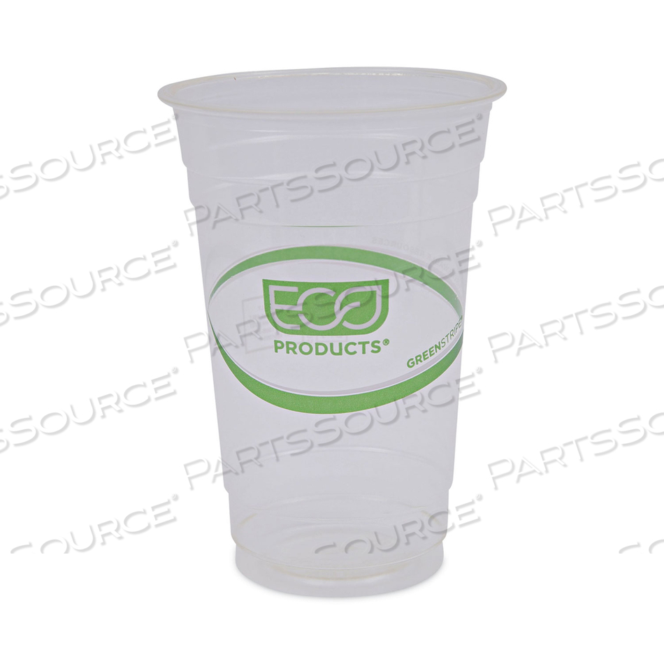 GREENSTRIPE RENEWABLE AND COMPOSTABLE COLD CUPS, 20 OZ, CLEAR by Eco-Products
