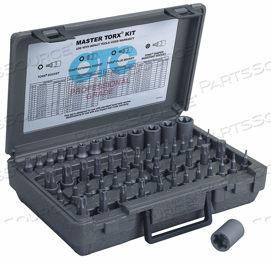 SOCKET SET TORX(R) BLACK OXIDE 53 PCS. by OTC SOCKET SET TORX(R) BLACK OXIDE 53 PCS. by OTC