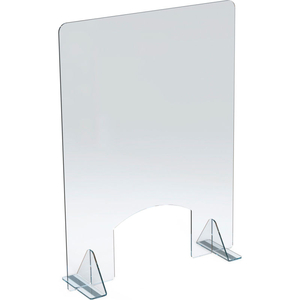 DISPLAYS COUNTERTOP SNEEZE GUARD, ACRYLIC 23-1/2"W X 31-1/2"H by Braeside Holdings LLC