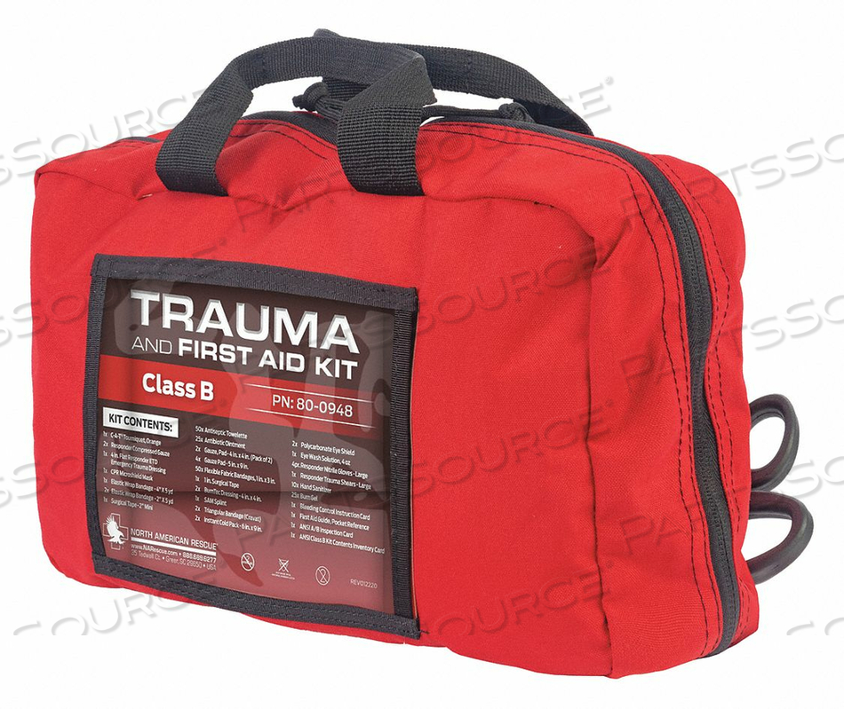 FIRST AID TRAUMA KIT RED by North American Rescue