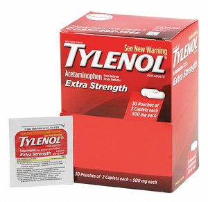 PAIN RELIEF TABLET 500MG SIZE PK100 by Tylenol