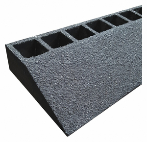 GRATING RAMP GRAY 1 H X 144 L by Fibergrate