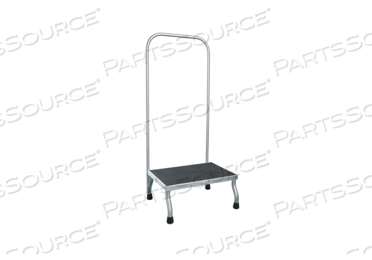 KENT FOOT STOOL 18"W X 8"H X 12"D W/HANDRAIL MRI SAFE by Blickman