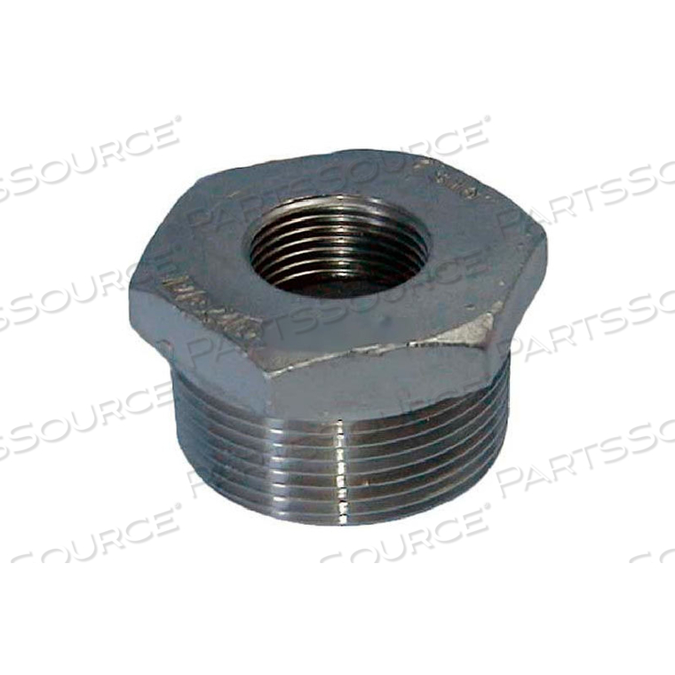 SS304-66010X06 1"X3/4" CLASS 150, HEX BUSHING, STAINLESS STEEL 304 by Trenton Pipe Nipple Co. LLC SS304-66010X06 1"X3/4" CLASS 150, HEX BUSHING, STAINLESS STEEL 304 by Trenton Pipe Nipple Co. LLC