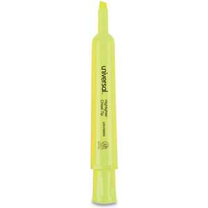 DESK HIGHLIGHTERS, CHISEL TIP, FLUORESCENT YELLOW, 36/PACK by Universal Products