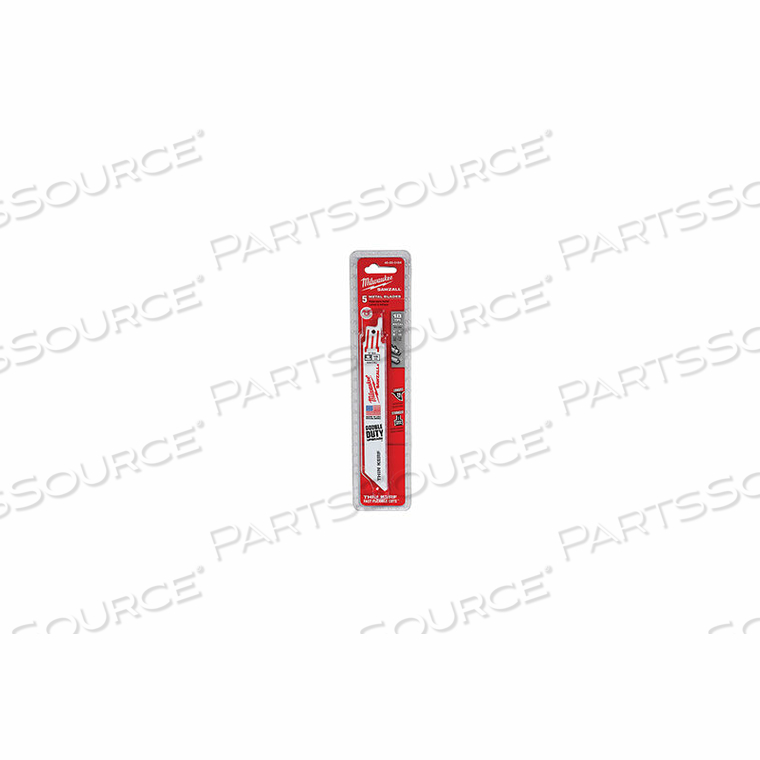 48-00-5184 MILWAUKEE SAWZALL® RECIPROCATING SAW BLADE, 6 INCH L, 3/4 INCH W by Milwaukee Electric Tools