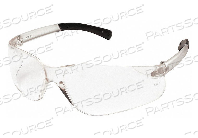 SAFETY GLASSES, SERIES WASKO(TM), GENDER UNISEX, LENS COLOR CLEAR, POLARIZED LENS NO, LENS COATING ANTI-SCRATCH, NO FOAM LINED, EYEWEAR FRAM by Condor