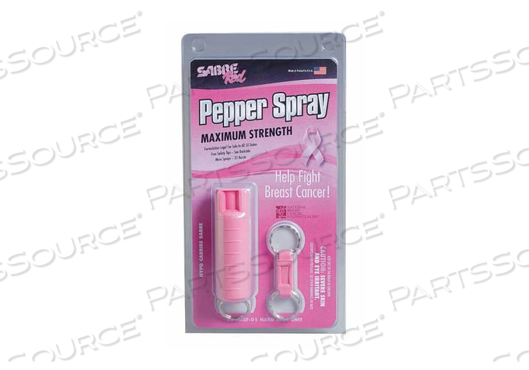 PEPPER SPRAY W/HARD CASE PINK by Sabre PEPPER SPRAY W/HARD CASE PINK by Sabre