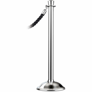 TENSATOR POST ROPE SAFETY CROWD CONTROL QUEUE STANCHION TRADITIONAL CLASSIC, SATIN CHROME by Tensator