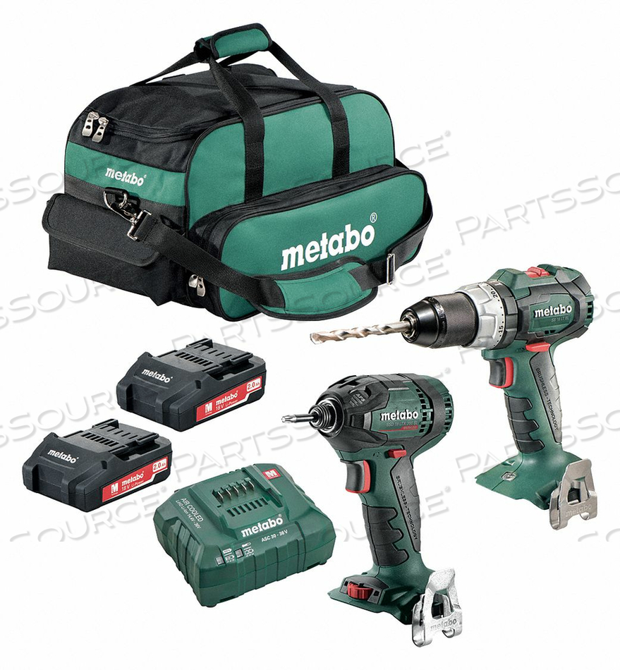 CORDLESS COMBINATION KIT 18.0V 2 TOOLS by Metabo CORDLESS COMBINATION KIT 18.0V 2 TOOLS by Metabo