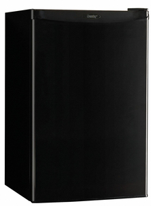 REFRIGERATOR AND FREEZER 4.4 CU FT BLACK by Danby