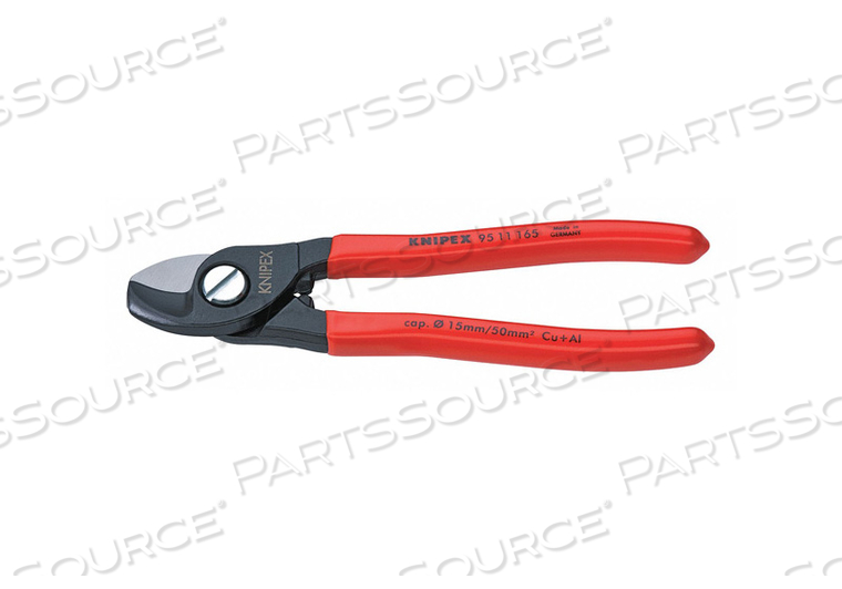 CABLE SHEARS 6-1/2 IN L 1/0 AWG RED by Knipex
