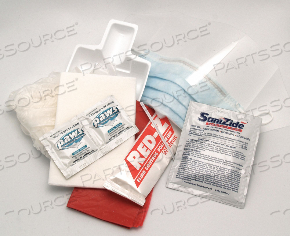 BIOHAZARD SPILL KIT INFECTIOUS WASTE BAG 