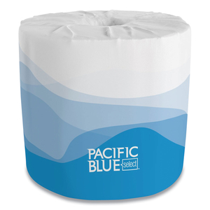 PACIFIC BLUE SELECT BATHROOM TISSUE, SEPTIC SAFE, 2-PLY, WHITE, 550 SHEETS/ROLL, 80 ROLLS/CARTON by Georgia-Pacific