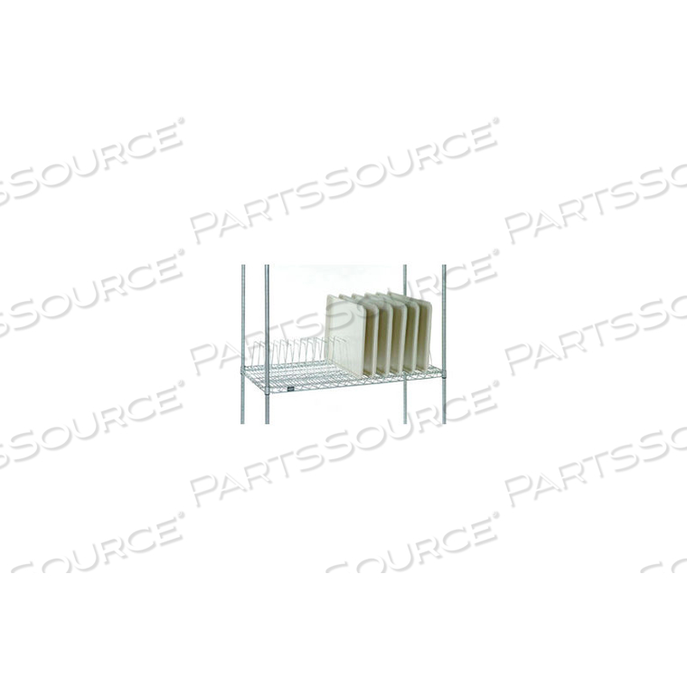 TRAY DRYING RACK 16"L X 24"D X 8-1/2"H POLY-Z-BRITE by Cn Wire Co., Ltd