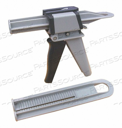 MULTIPLE RATIO TWO-PART APPLICATOR, FOR CONTAINER SIZE 50 ML, FOR CONTAINER TYPE DUAL-CARTRIDGE, HOUSING COLOR GRAY, HOUSING MATERIAL ABS PL by Westward