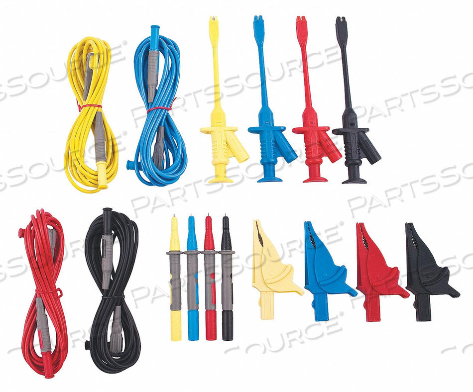 CAT IV TEST LEAD KIT POWER QLTY ANALYZER by Extech Instruments CAT IV TEST LEAD KIT POWER QLTY ANALYZER by Extech Instruments