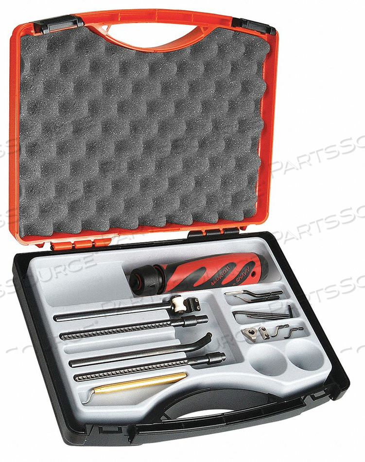DEBURRING TOOL SET PLASTIC HI SPEED STL. by Shaviv
