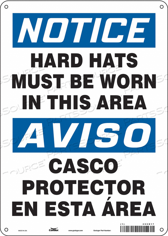 SAFETY SIGN PERSONAL PROTECTION 14 H 